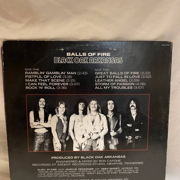 Black Oak Arkansas Vinyl Record - Picture 2 of 3